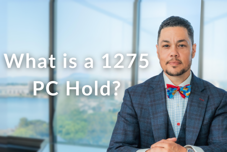 What is a 1275 PC Hold?